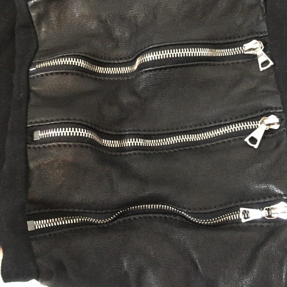 J Brand Hewson Black Skinny Jeans Zipper Knees 25 - Picture 6 of 10